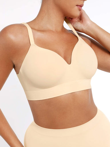 Seamless Wireless Support Bra