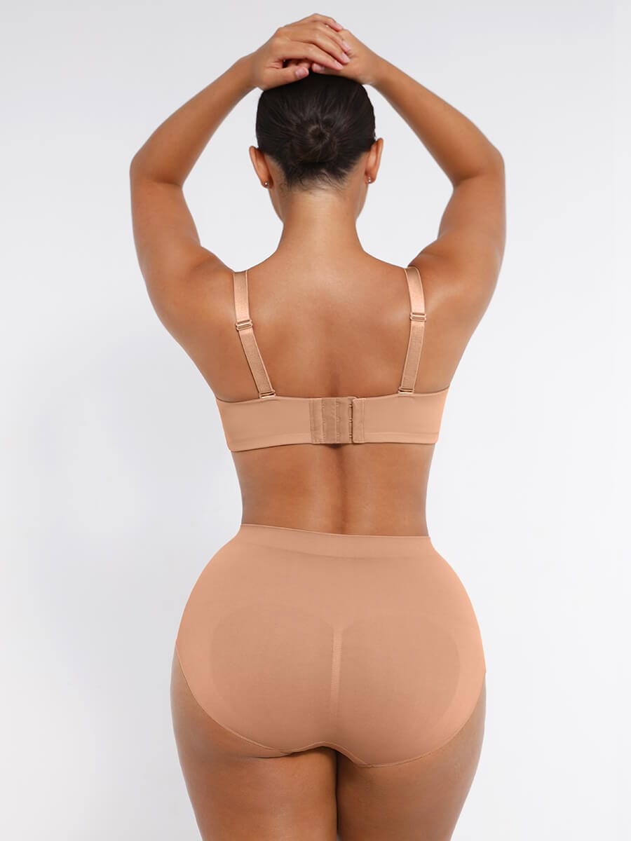 Strapless Gathering Support Bra