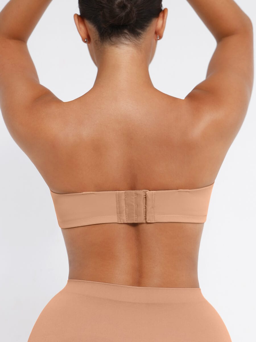 Strapless Gathering Support Bra