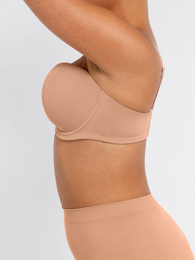 Strapless Gathering Support Bra