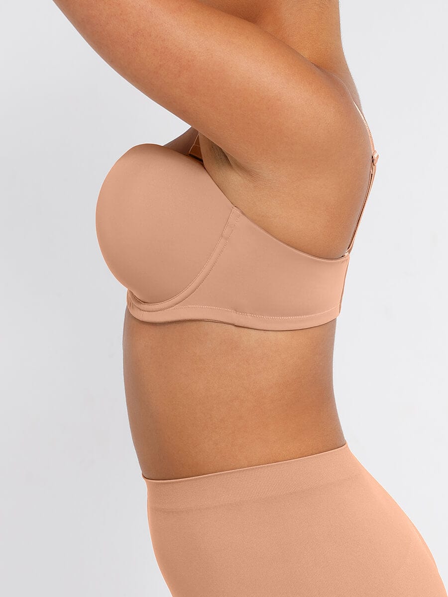 Strapless Gathering Support Bra