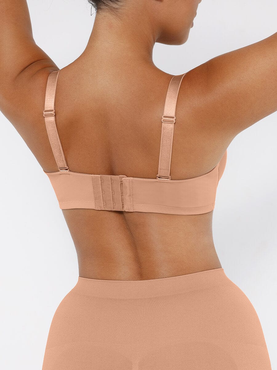 Strapless Gathering Support Bra
