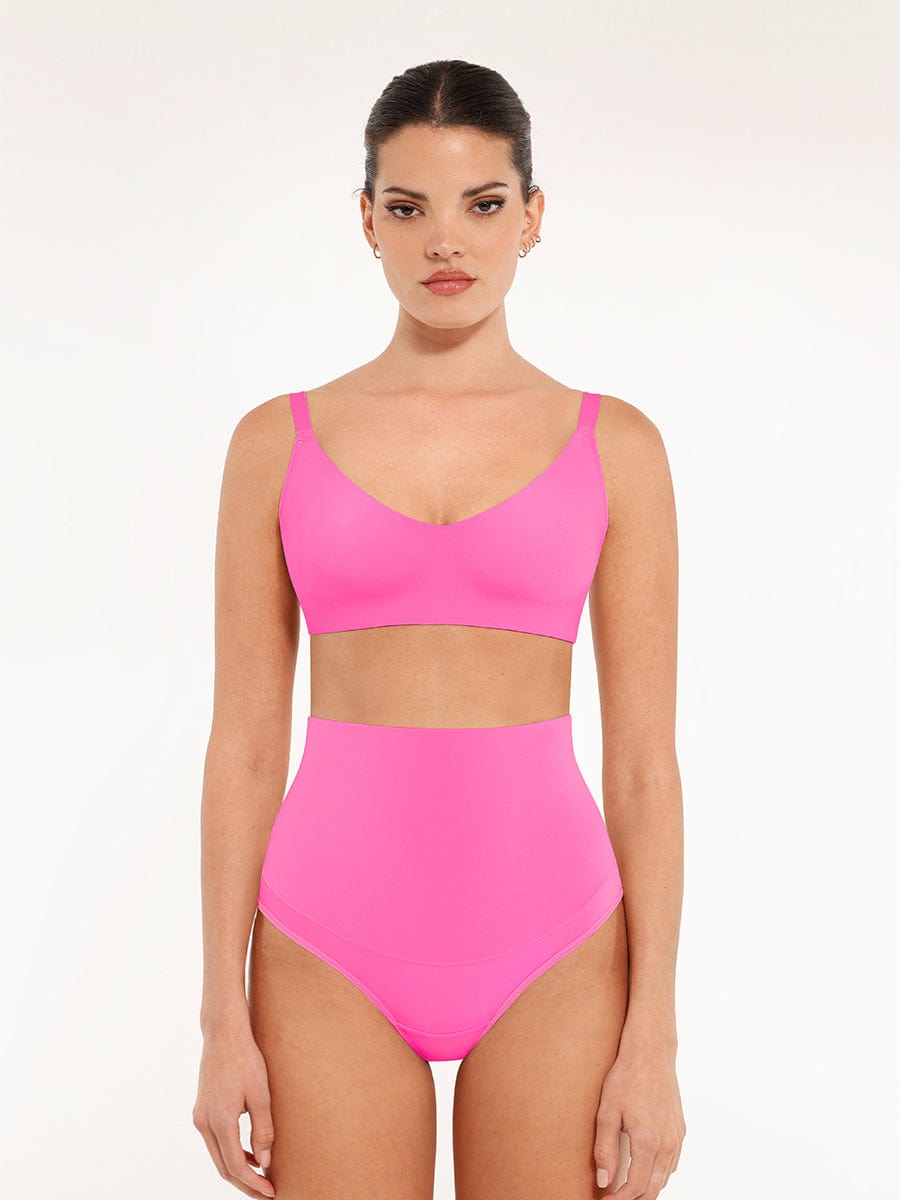 Seamless V-Neck Bralette