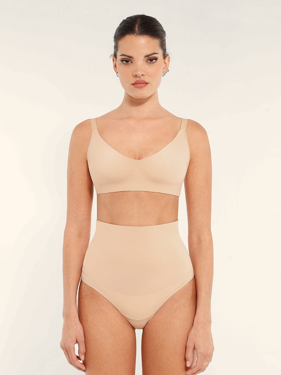 Seamless V-Neck Bralette