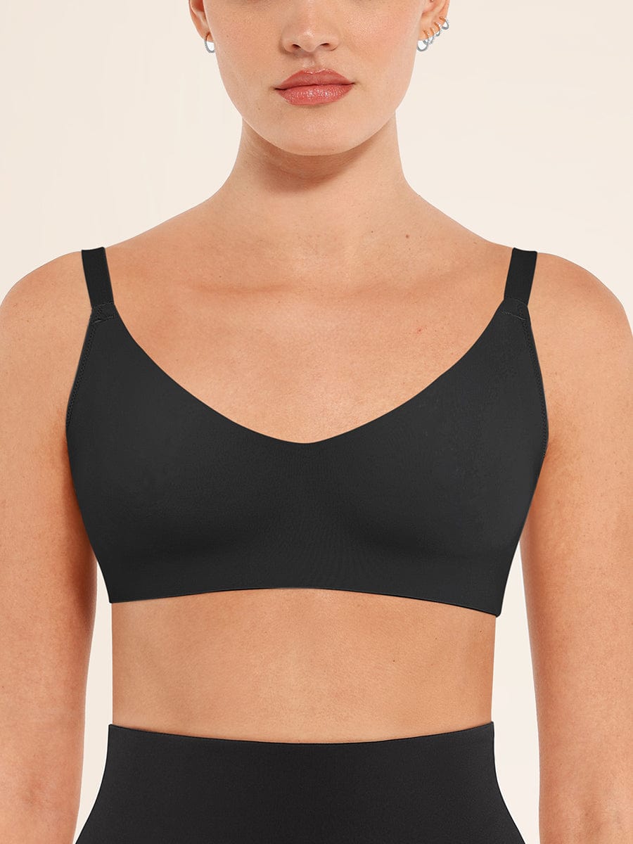 Seamless V-Neck Bralette