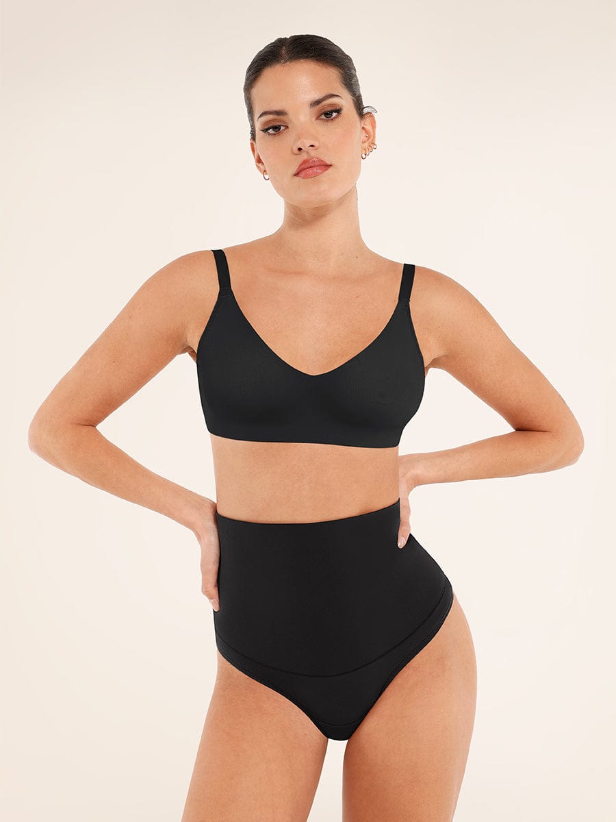 Seamless V-Neck Bralette