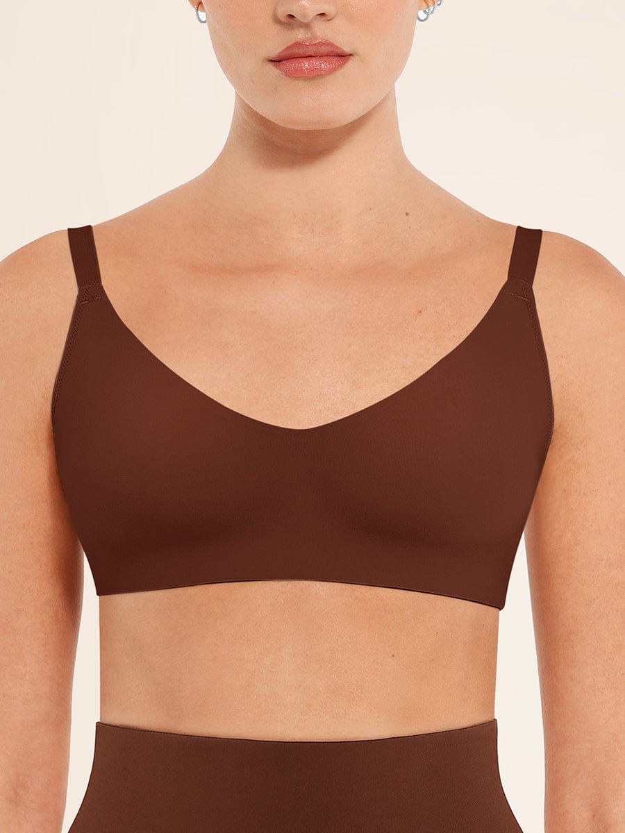 Seamless V-Neck Bralette