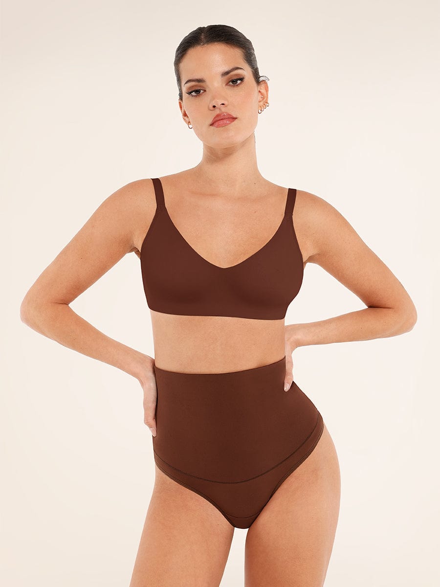 Seamless V-Neck Bralette