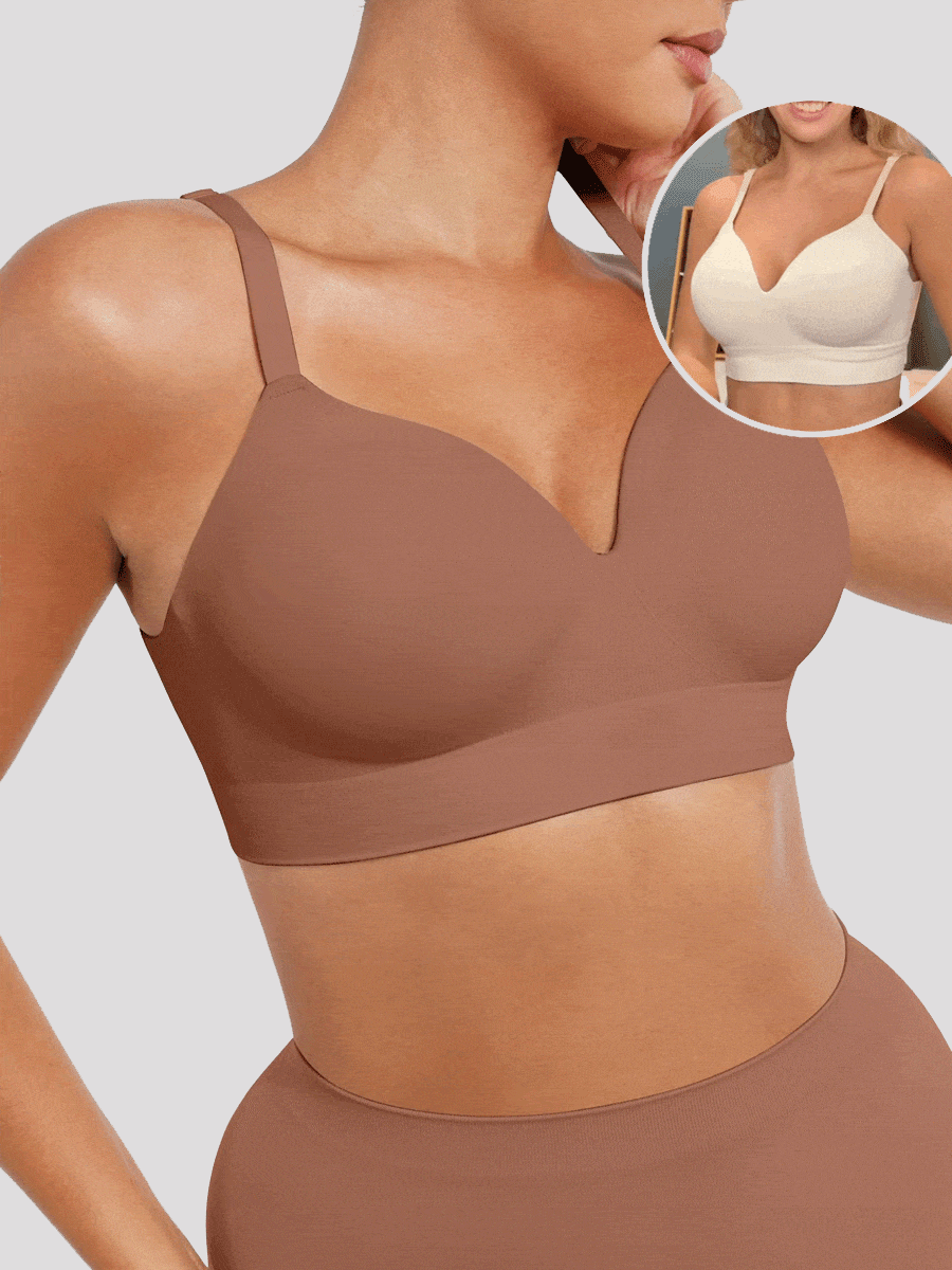Double-Layer Wireless Bust Bra
