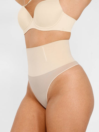 High-Waist Seamless Shaping Thong