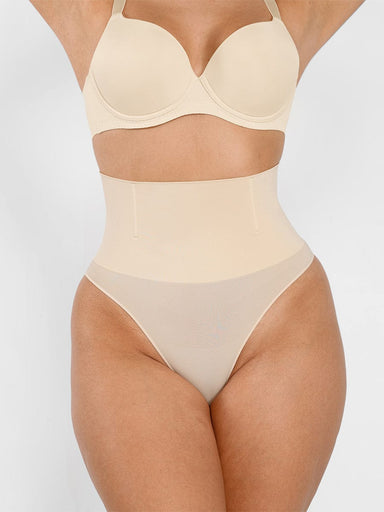 High-Waist Seamless Shaping Thong