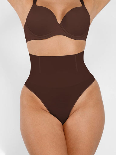 High-Waist Seamless Shaping Thong