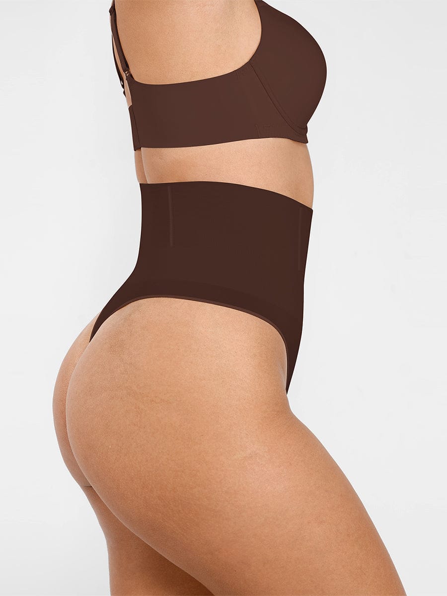 High-Waist Seamless Shaping Thong
