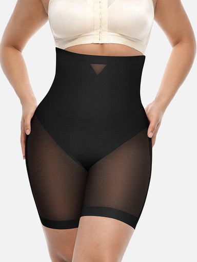 Steel Boned Mesh Shaper Shorts