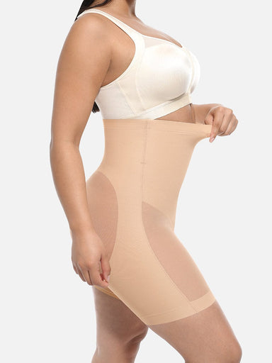 Steel Boned Mesh Shaper Shorts