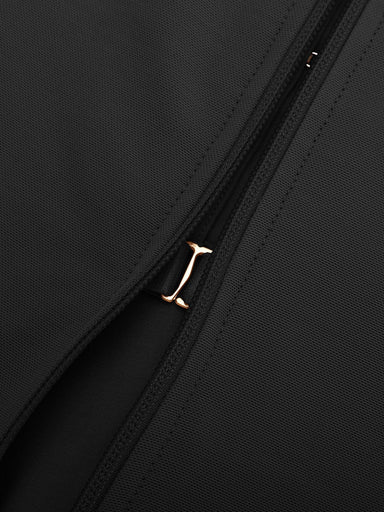 Zip-Front Hard Mesh Shaper Shorts