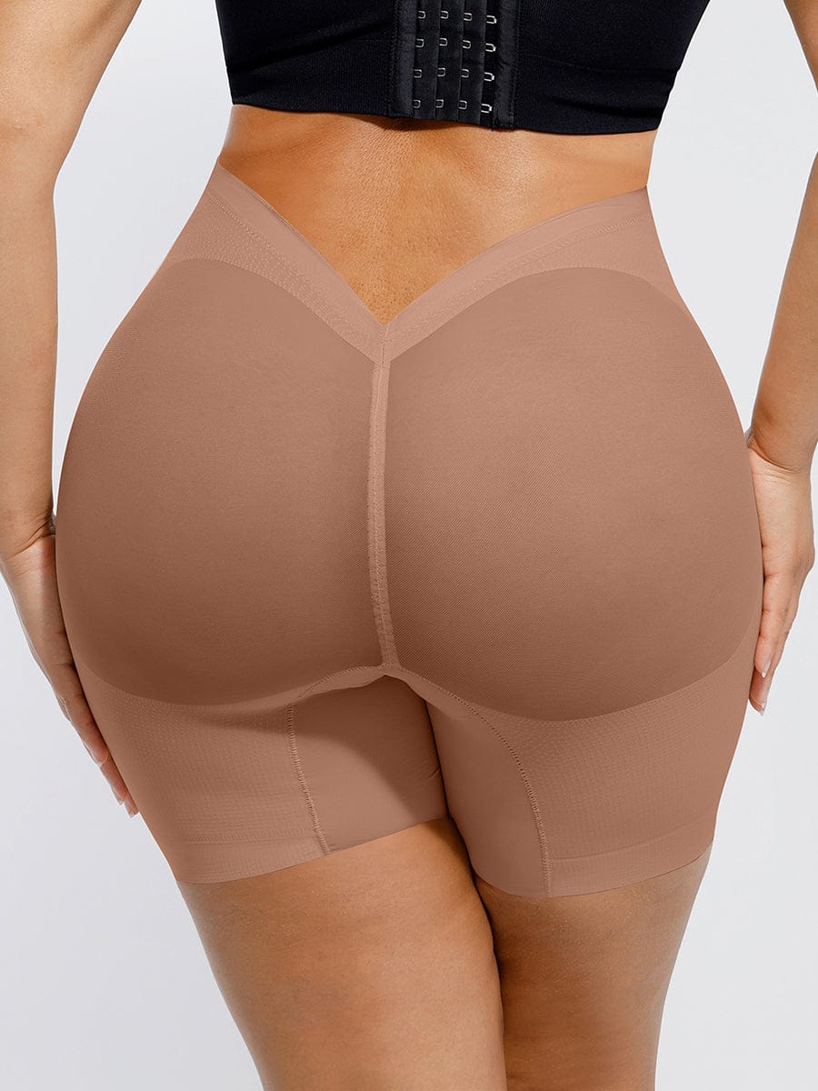 Steel Boned Mesh Butt Lifter Shorts