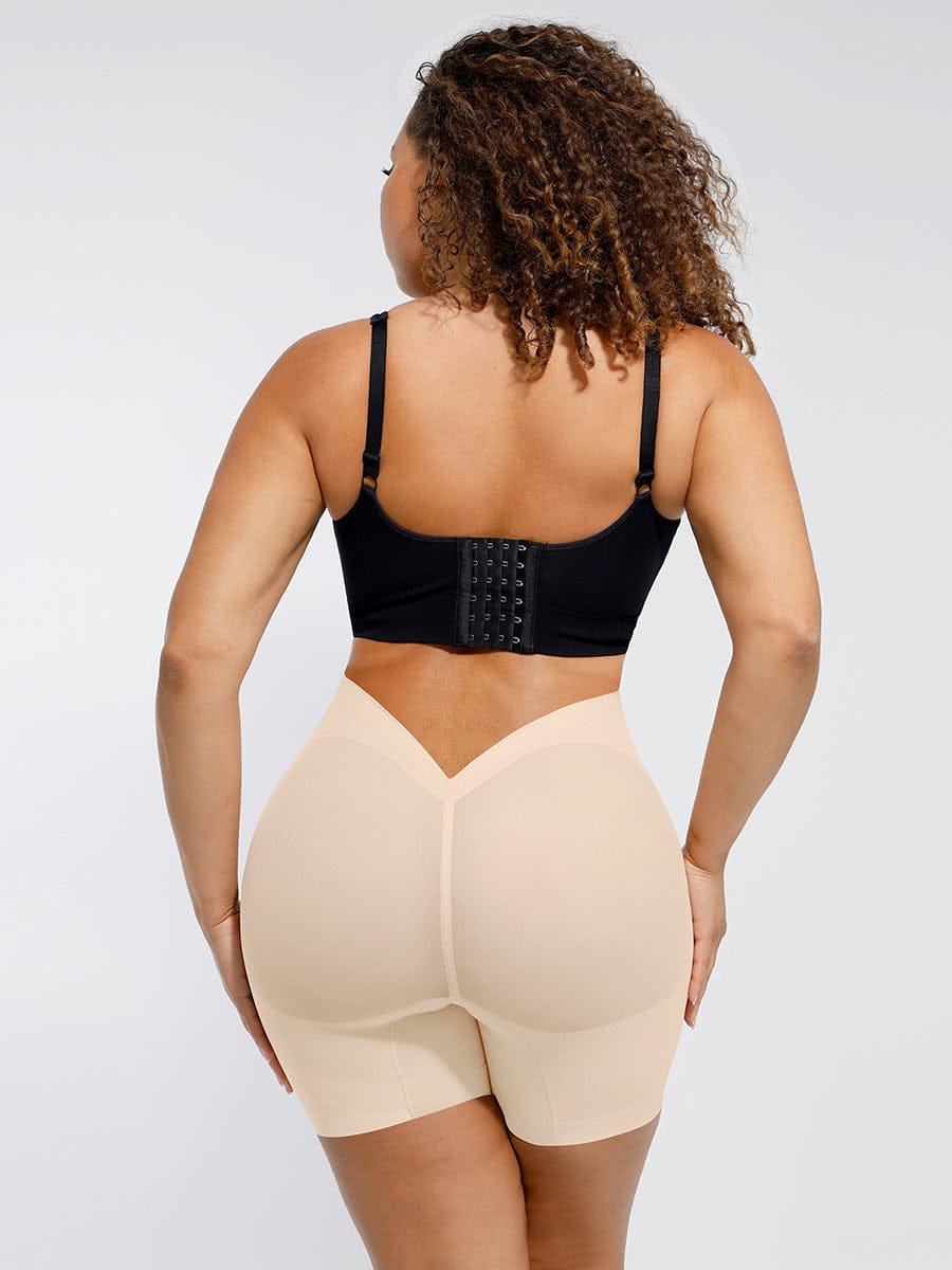 Steel Boned Mesh Butt Lifter Shorts