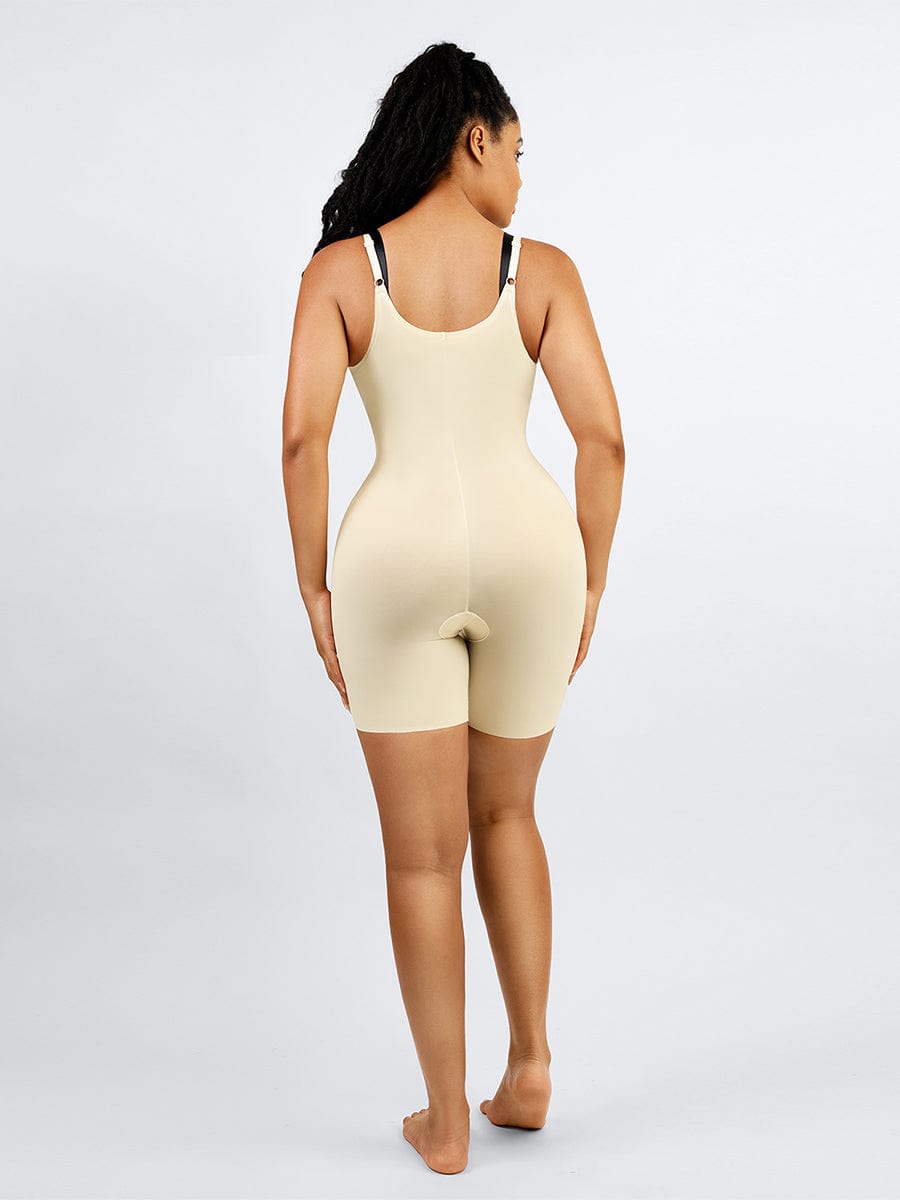 Liquid Spandex Open-Bust Bodysuit
