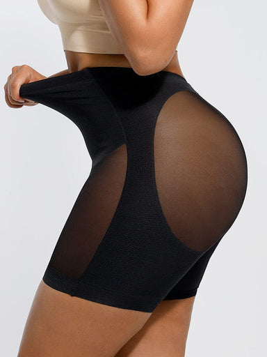 Steel Boned Mesh Butt Lifter Shorts