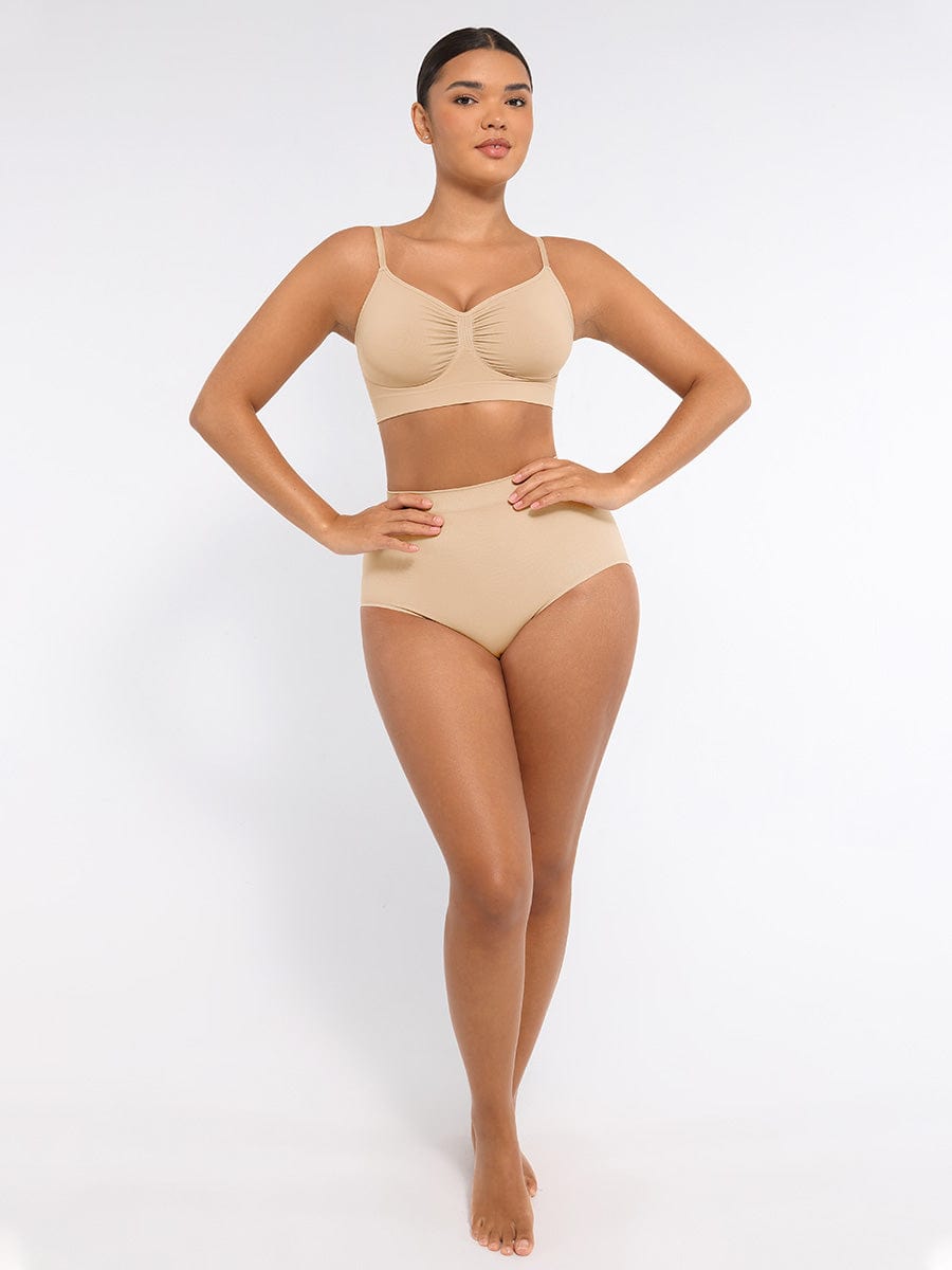 Seamless Peach Hip Brief
