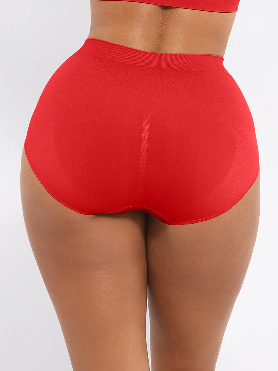 Peach Hip Control Briefs