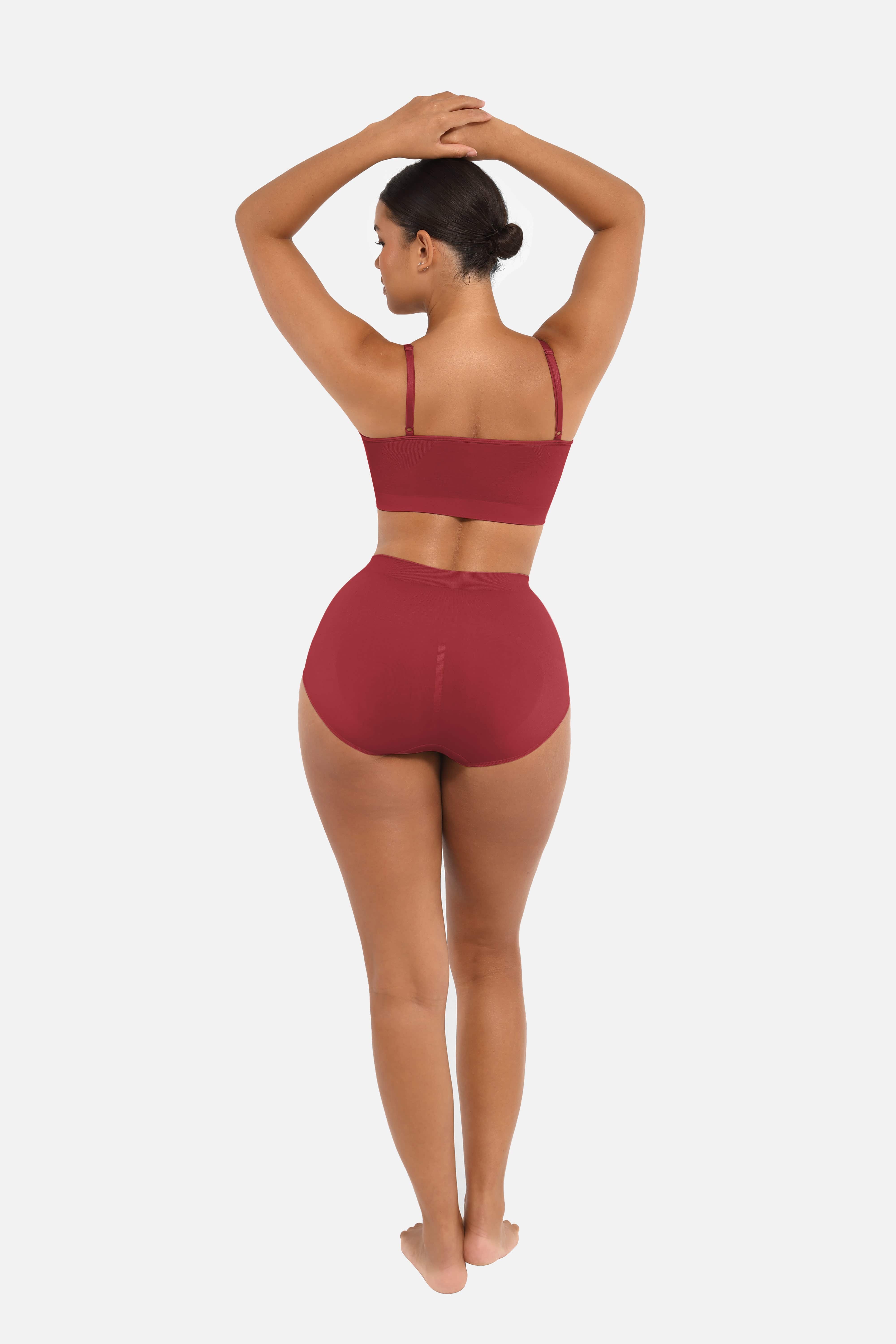Seamless Peach Hip Brief