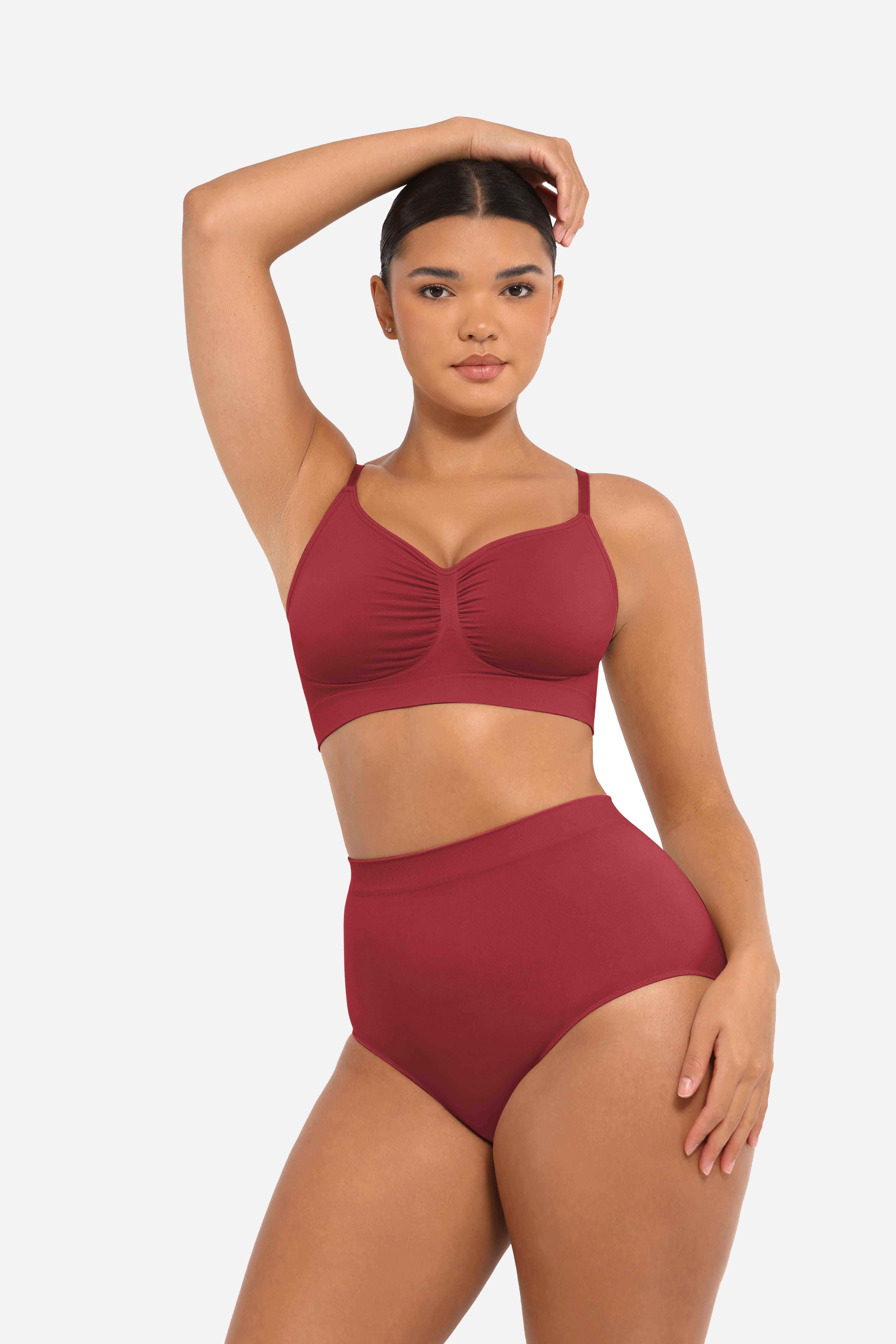 Seamless Peach Hip Brief