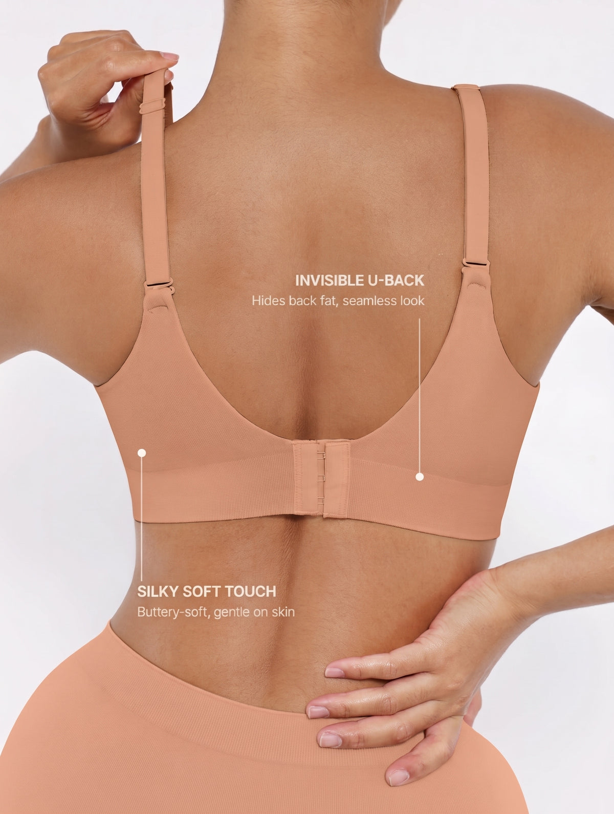 Seamless Wireless Support Bra