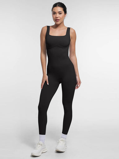 Square Neck U-Back Catsuit