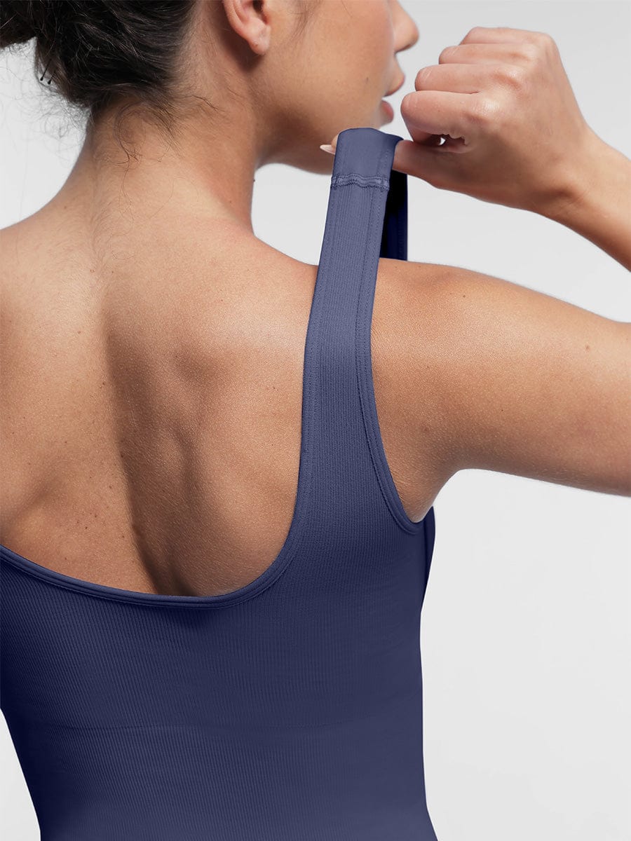 Square Neck U-Back Catsuit