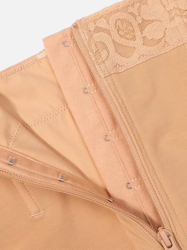 Front Zip Butt Lifter Shorts