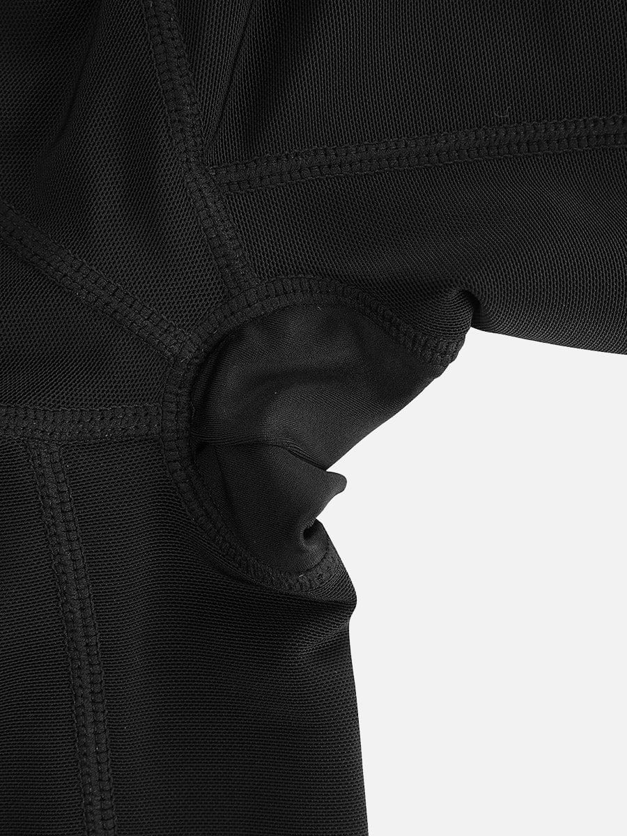 Side Zip Detachable Strap Bodysuit