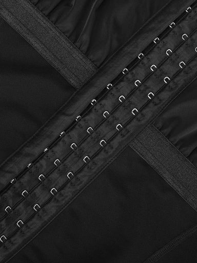 Side Zip Detachable Strap Bodysuit