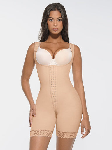 U-Bust Hard Mesh Shaping Bodysuit