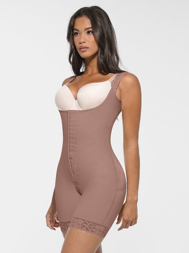 U-Bust Hard Mesh Shaping Bodysuit