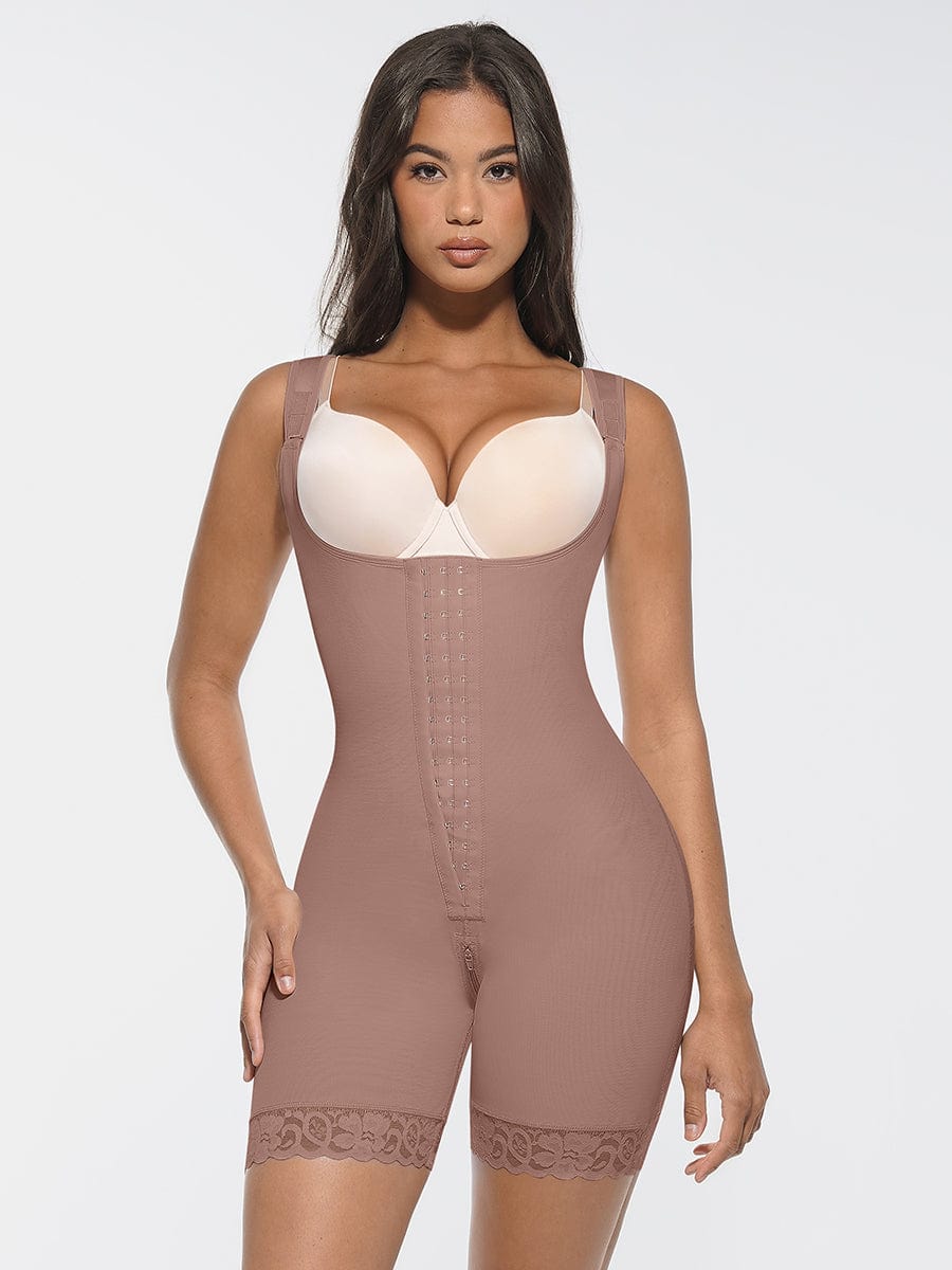 U-Bust Hard Mesh Shaping Bodysuit