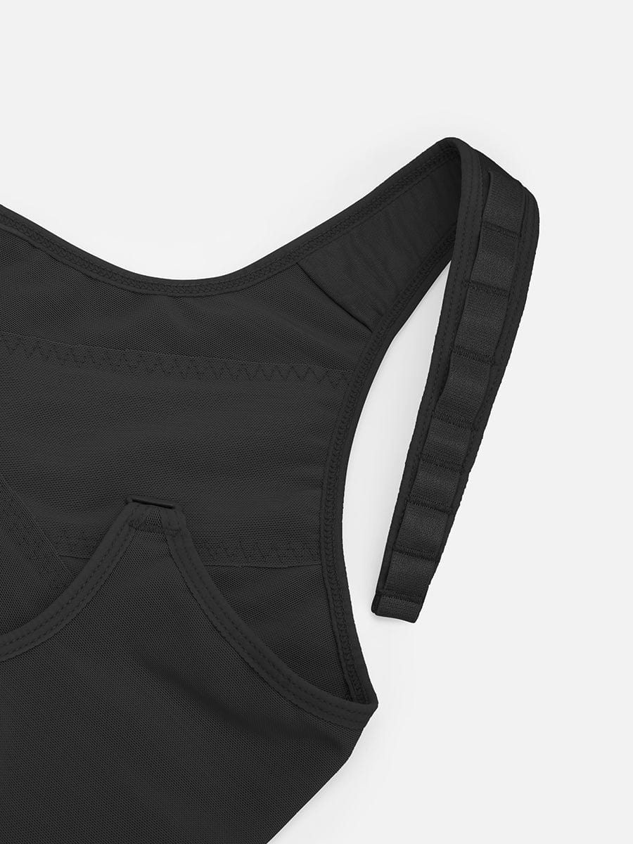 U-Bust Hard Mesh Shaping Bodysuit