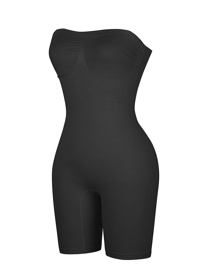 Mid Thigh Bodysuit with Adjustable Straps