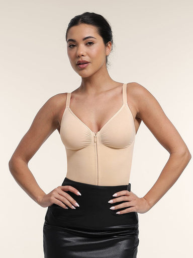 Plunge Support Thong Bodysuit