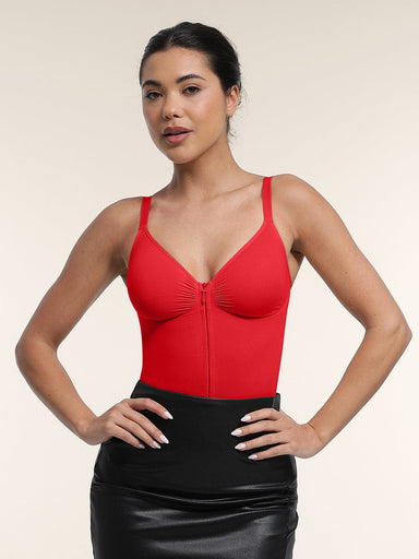 Plunge Support Thong Bodysuit