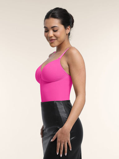 Plunge Support Thong Bodysuit