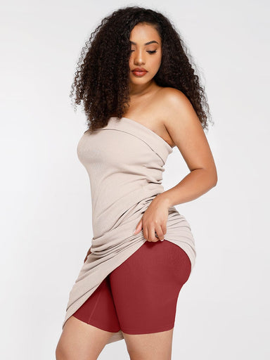 Strapless Convertible Butt Lifter Shorts