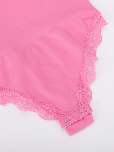 Lace Trim Cami Bodysuit