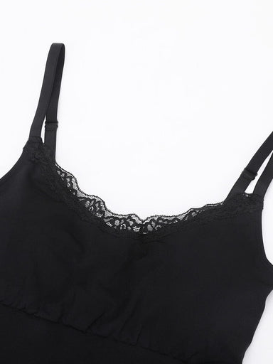 Lace Trim Cami Bodysuit