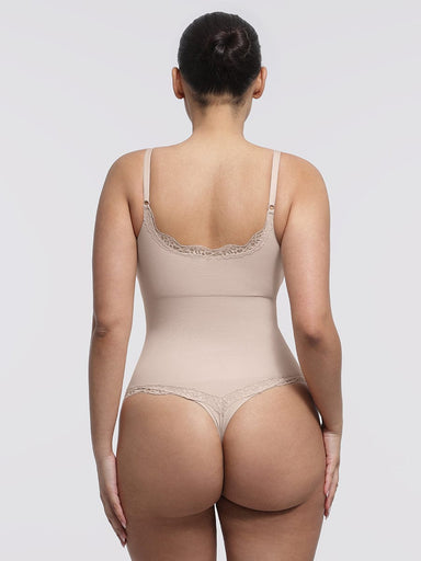 Lace Trim Cami Bodysuit