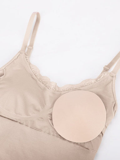 Lace Trim Cami Bodysuit