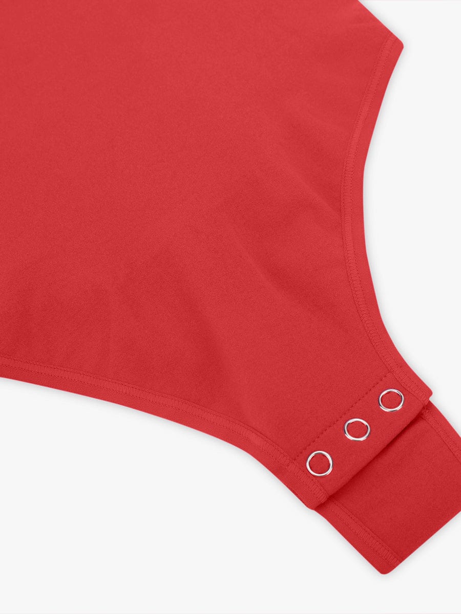 Diamond Neck Thong Bodysuit