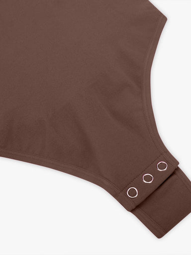 Diamond Neck Thong Bodysuit