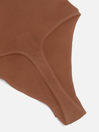 Deep V-Neck Shaping Bodysuit